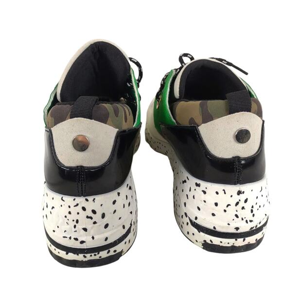 La Sheelah Camo Colorblock 2.5" Wedge Heel Shoes Sneakers Women's 8 Animal Print - Picture 5 of 9